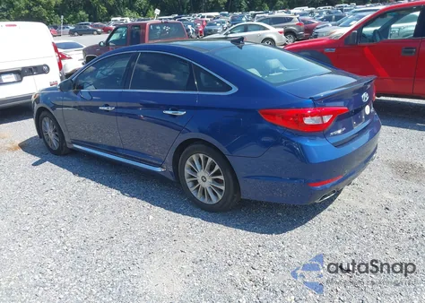 2015 Hyundai Sonata Limited z USA, uszkodzony, nr VIN 5NPE34AF0FH043109
